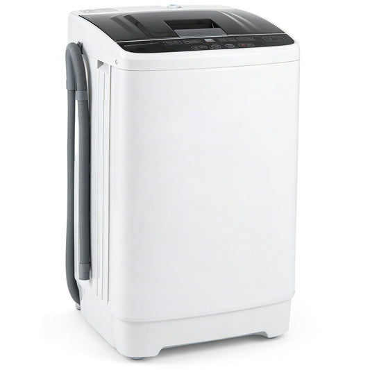Full Automatic Washing Machine, 8 Preset Programs, White Washing Machines White at Gallery Canada
