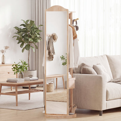 Full Length Mirror Coat Rack, Storage Shelves, Hooks, Natural Coat Racks & Hall Trees at Gallery Canada