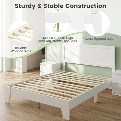 Full Size Bed Frame with Headboard