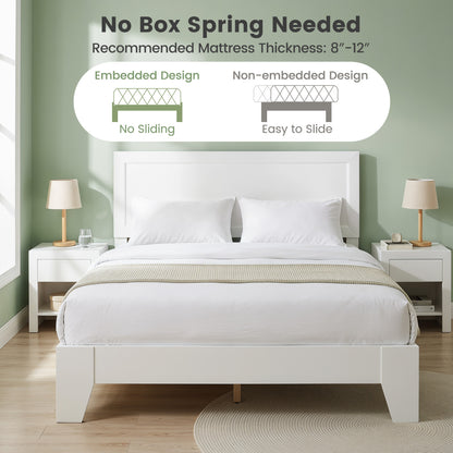 Full Size Bed Frame with Headboard