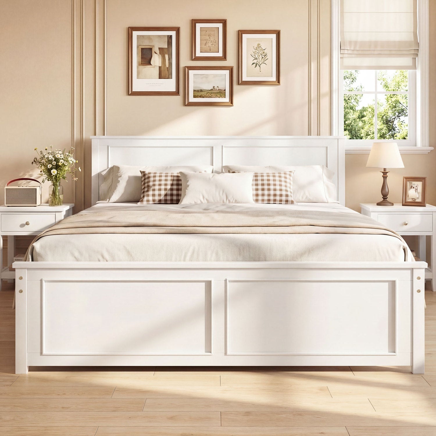 Full Size Platform Bed Frame With Headboard Simple Bed Frame at Gallery Canada