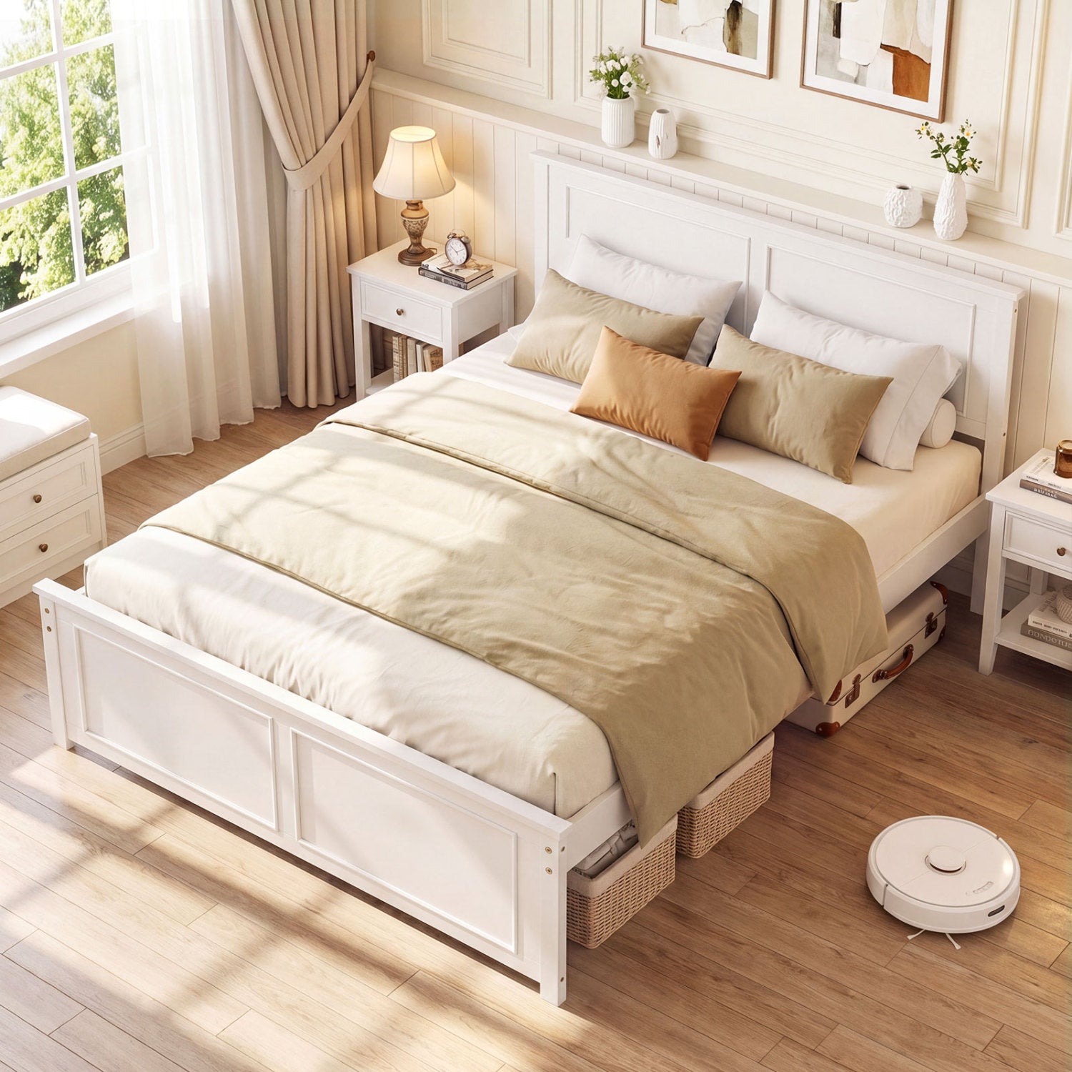 Full Size Platform Bed Frame With Headboard Simple Bed Frame at Gallery Canada