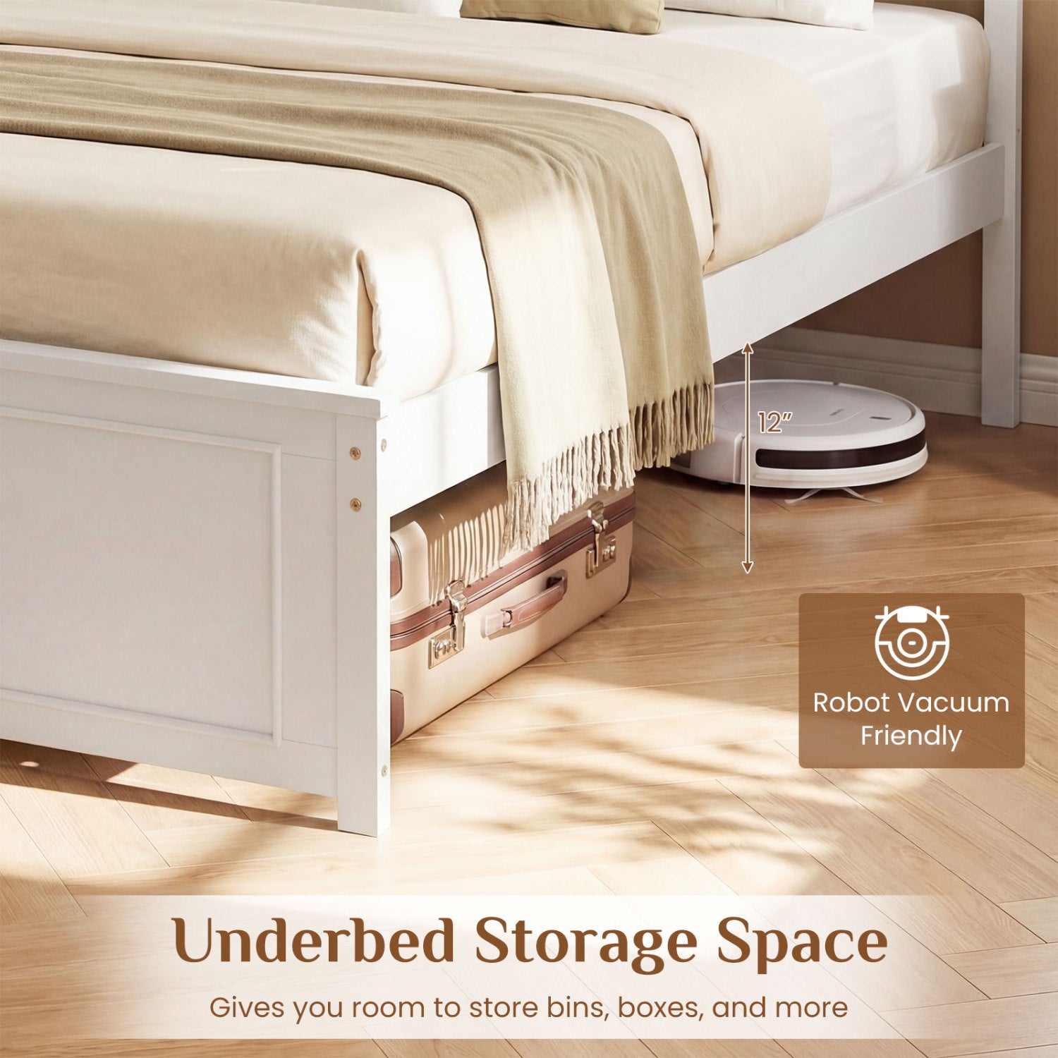 Full Size Platform Bed Frame With Headboard Simple Bed Frame at Gallery Canada