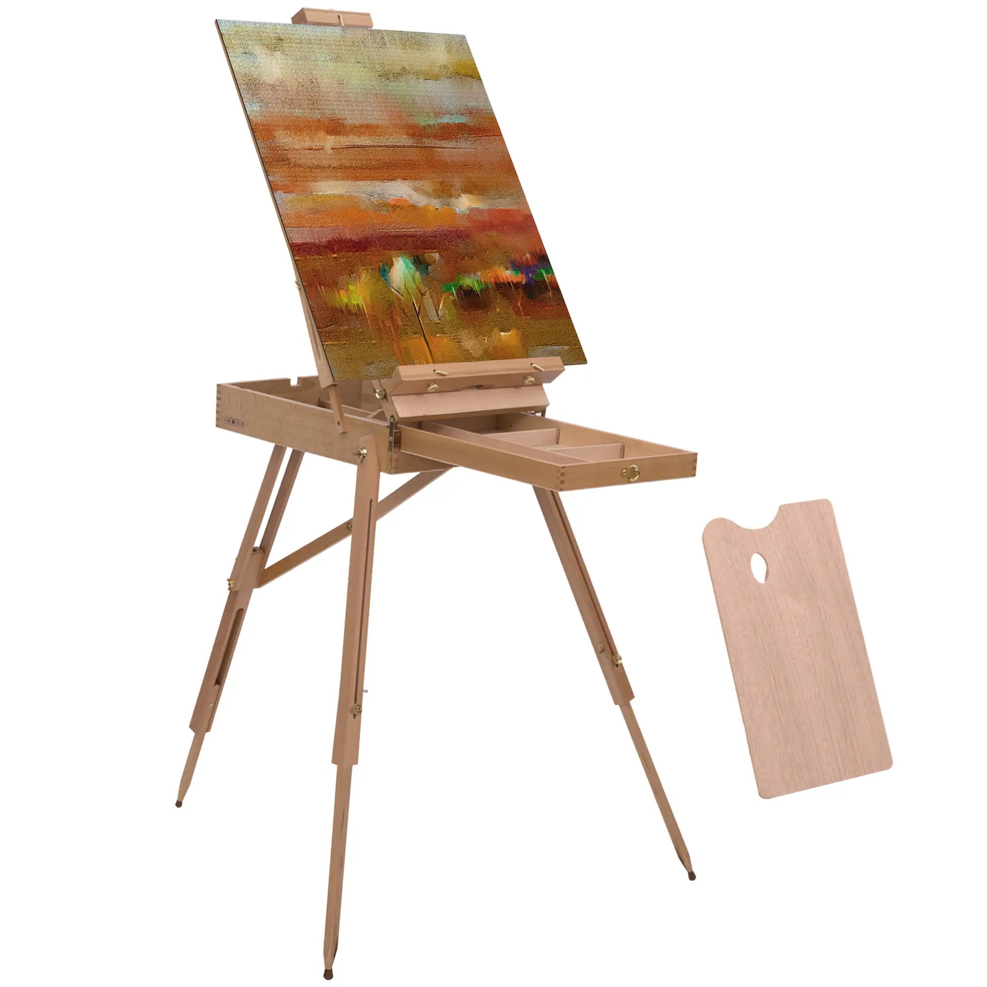 Folding Wood French Artists Easel, Portable Painters Tripod, Sketch Craft Dress Form & Mannequins Wood Colour at Gallery Canada