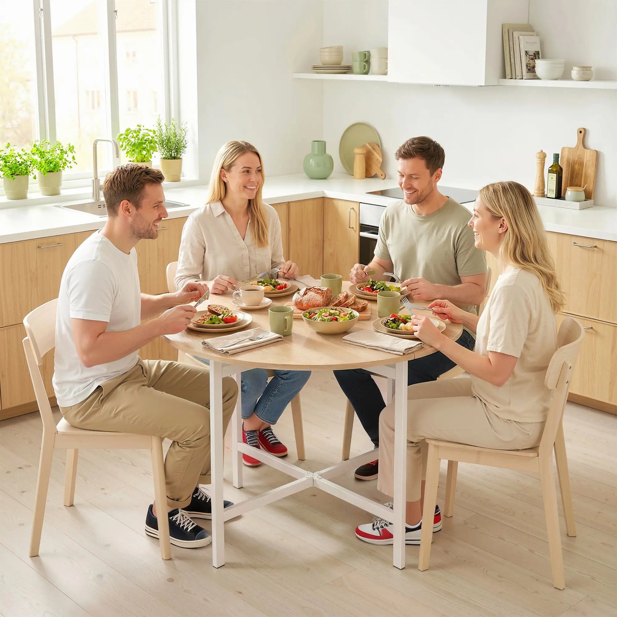 Folding Dining Table For 2-4 People, 31.5