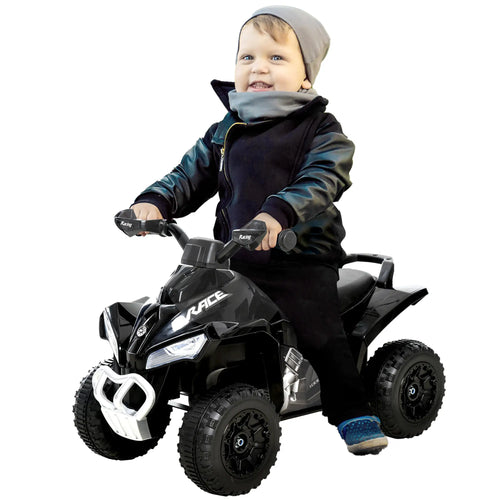 4 Wheels Ride on Toy for Kids, Foot To Floor Slider, 18-36 Months, Black