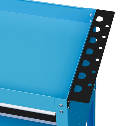 Tool Cart On Wheels, Ball Bearing Drawer, Storage Trays, Blue Tool Organizers at Gallery Canada
