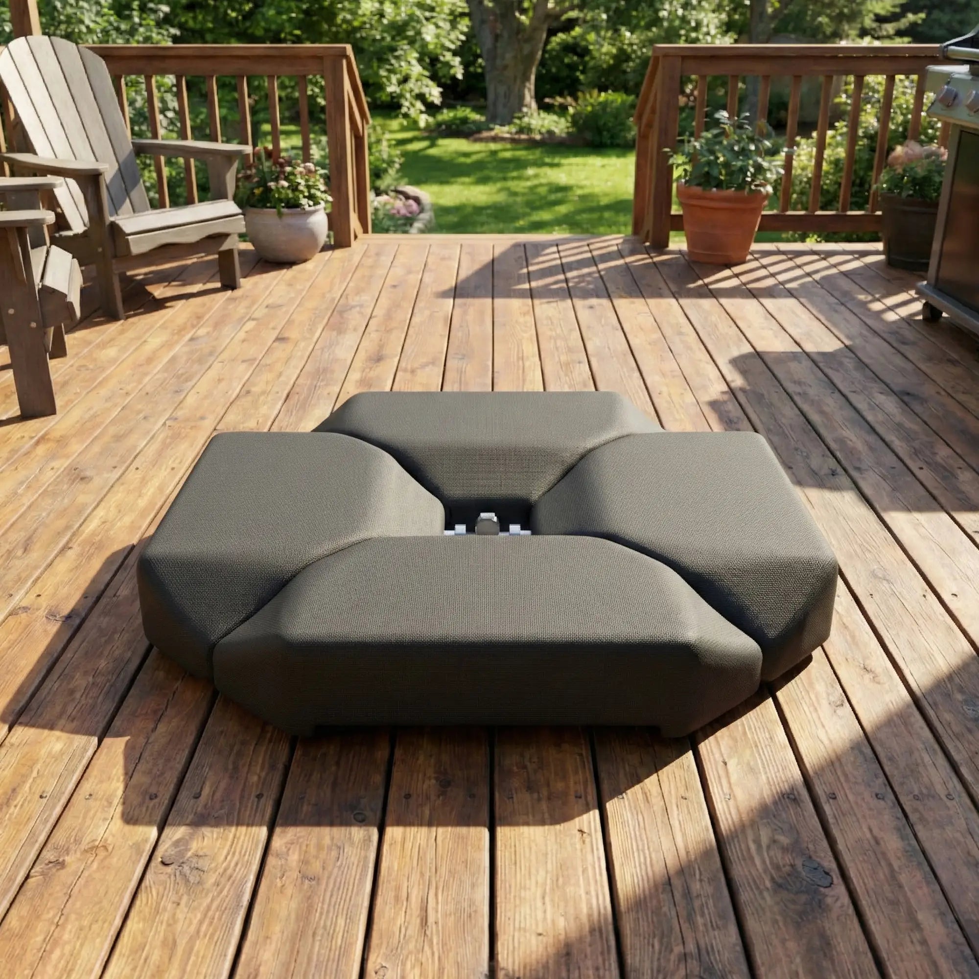 Cantilever Umbrella Base Weights, 4PCs, HDPE Water Or Sand Filled Umbrella Bases at Gallery Canada