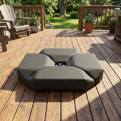 Cantilever Umbrella Base Weights, 4PCs, HDPE Water Or Sand Filled Umbrella Bases at Gallery Canada