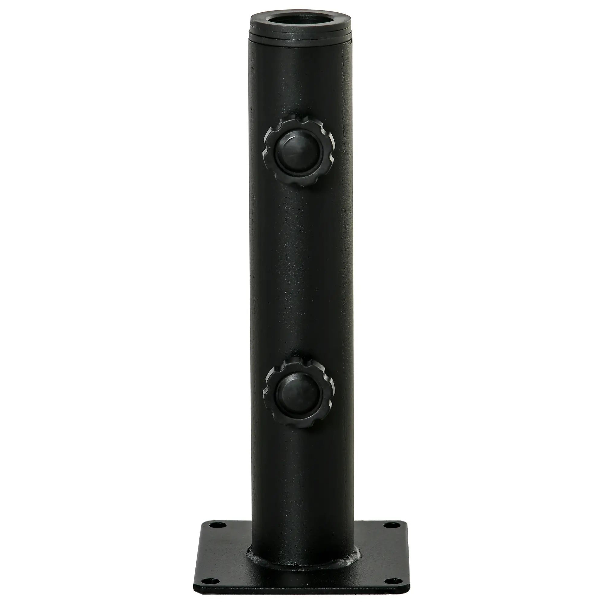 Deck Mount Umbrella Holder, Outdoor Base Stand, Black Umbrella Bases at Gallery Canada