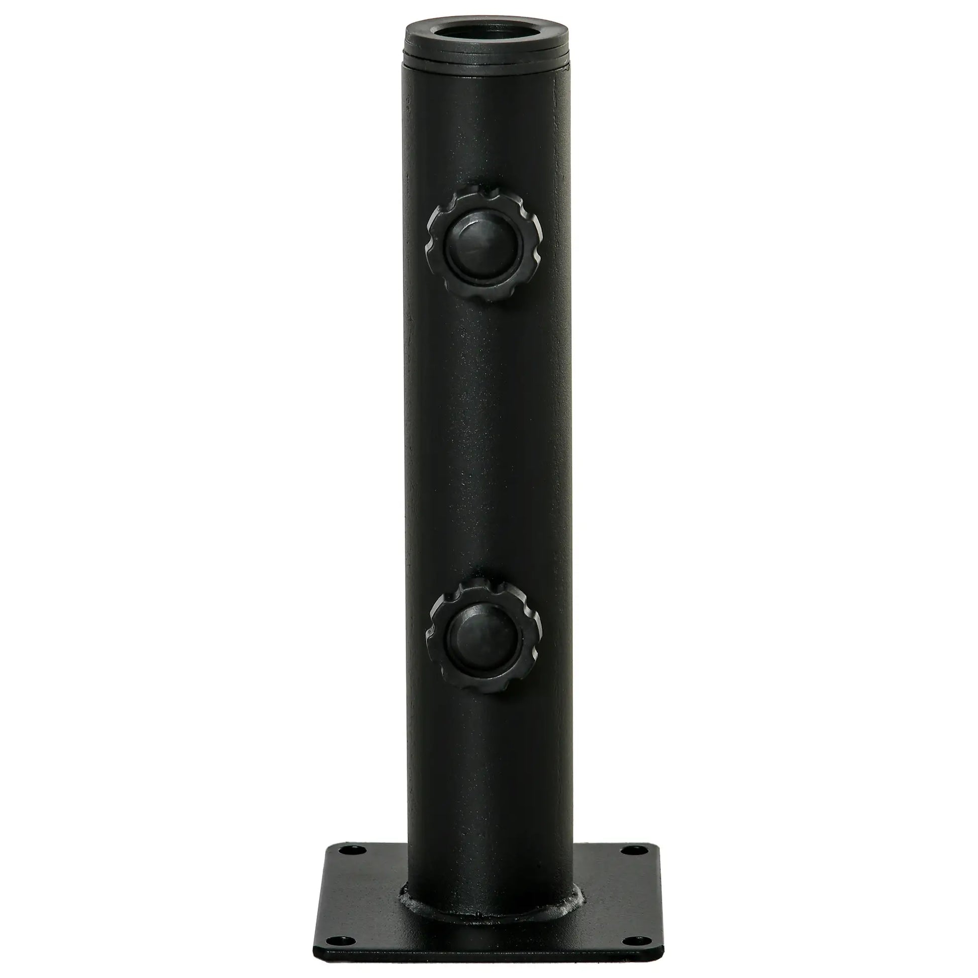 Deck Mount Umbrella Holder, Outdoor Base Stand, Black Umbrella Bases at Gallery Canada