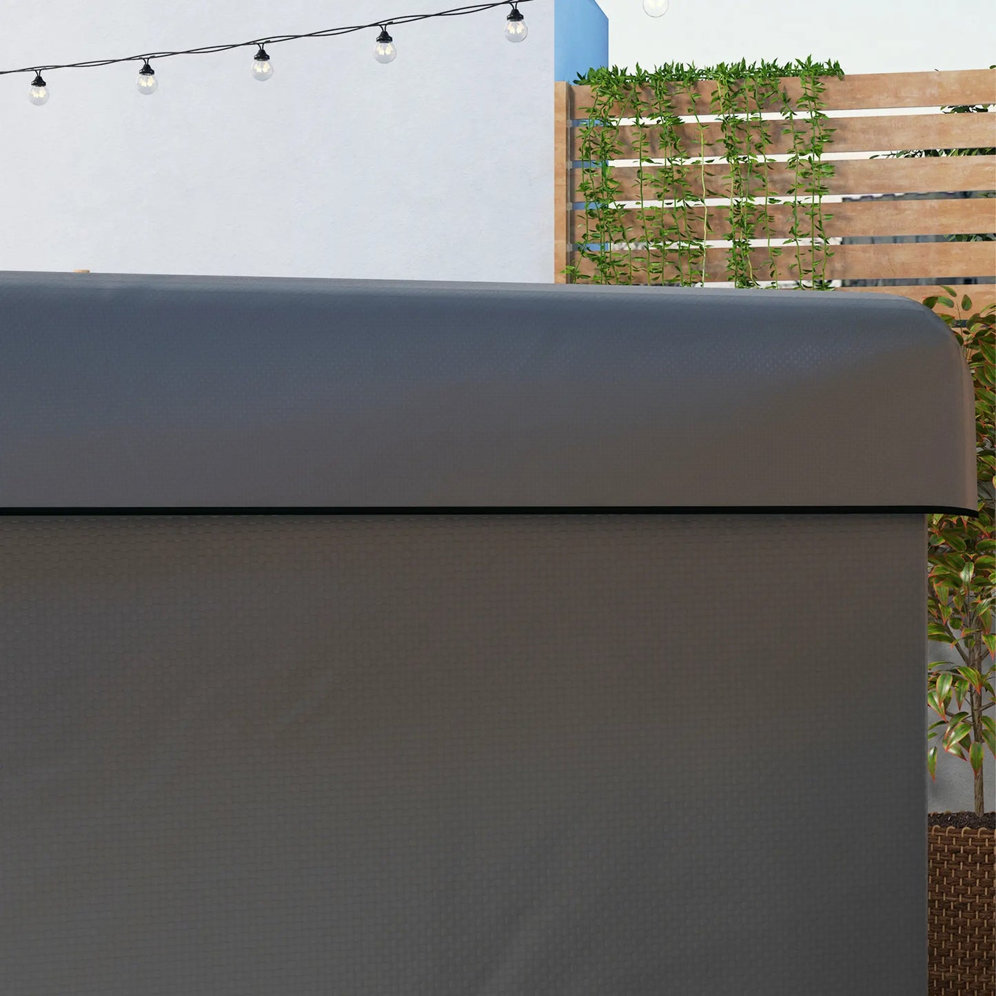 3-Seater Patio Swing Cover, Waterproof, 85" x 61" x 59", Dark Grey Patio Furniture Covers at Gallery Canada