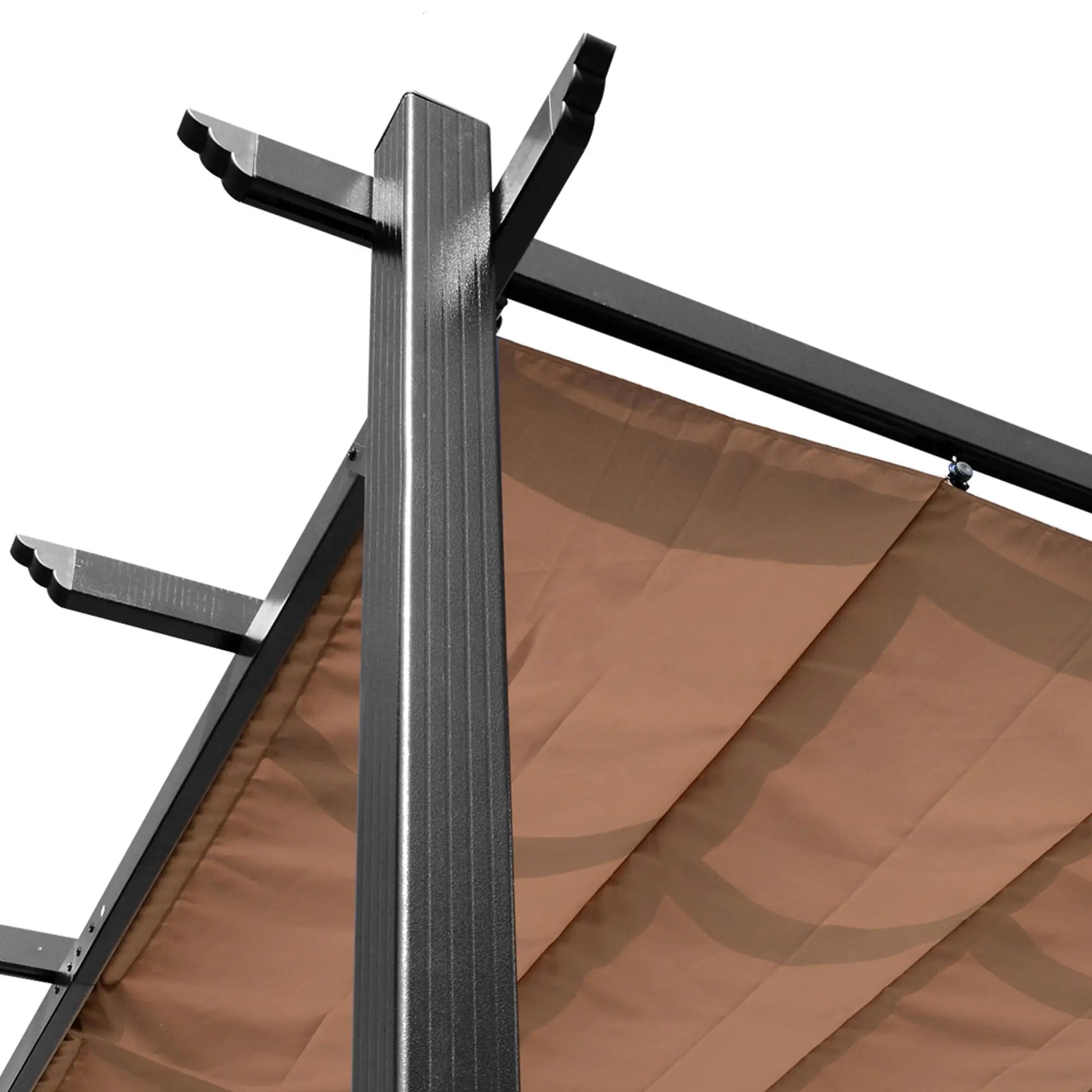 10' x 13' Aluminum Pergola, Outdoor Gazebo, Garden Canopy, Black Pergolas at Gallery Canada