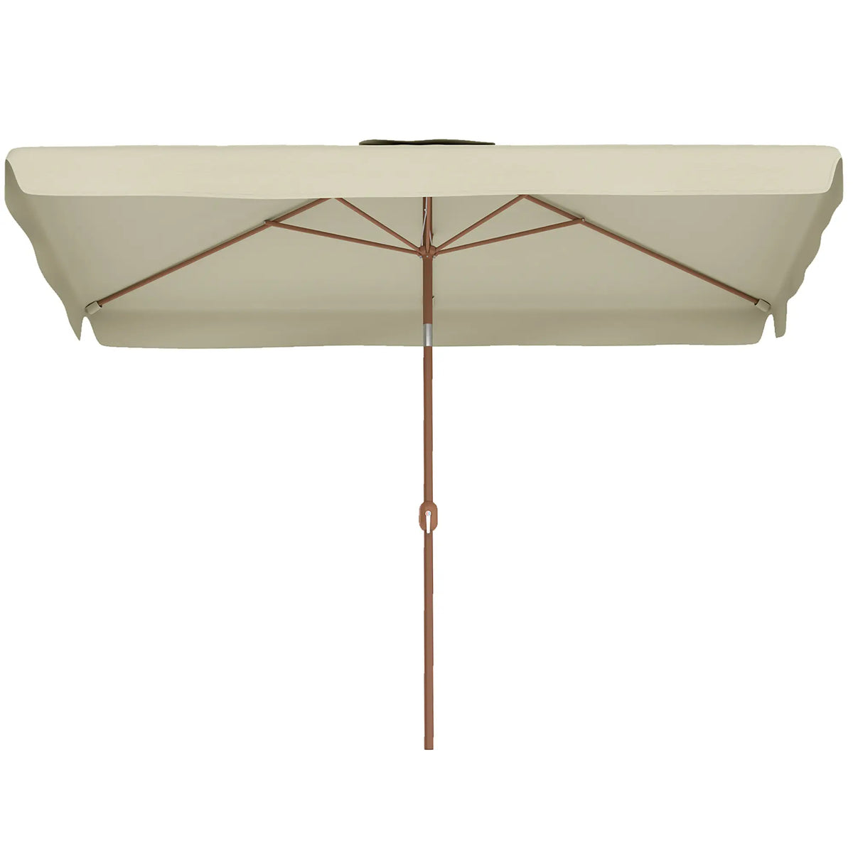 Patio Umbrella 118.1" x 78.7", UV50+ Protection, Beige Sun Umbrellas Beige at Gallery Canada