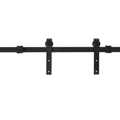 6FT Mini Barn Door Hardware Kit, 19.7" Wide Door, Black Door Hardware at Gallery Canada