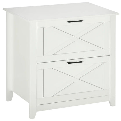 Vertical File Cabinet, Hanging Bars, A4 Size, 29.9"x 19.7"x 30.3", White Office Cabinets & Cupboards White at Gallery Canada