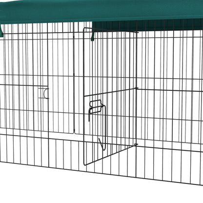 Small Animal Cage With Roof, Indoor Outdoor Use, 87" x 34" x 28", Green Houses & Habitats at Gallery Canada
