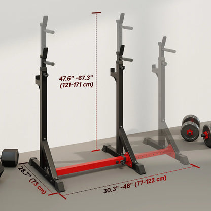 Adjustable Steel Barbell Squat Rack, Bench Press Power Towers at Gallery Canada