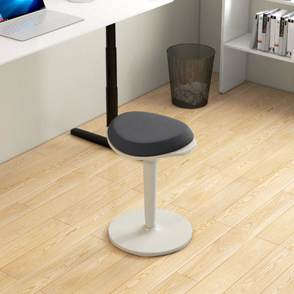 Standing Desk Stool, Ergonomic Wobble Chair, Adjustable, Grey Office Chairs at Gallery Canada