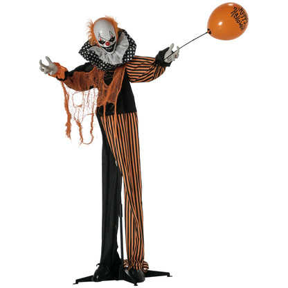 5ft Outdoor Halloween Decoration, Talking Circus Clown, Sound Motion Activated Halloween Decorations at Gallery Canada