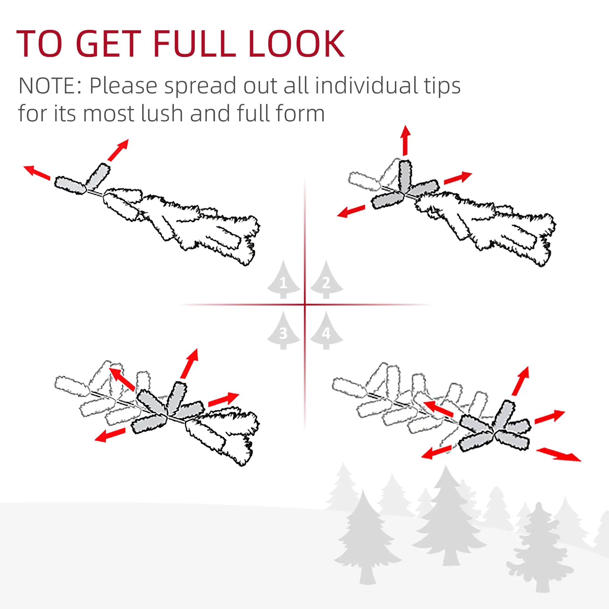 4ft Pre-Lit LED Fiber Optic Christmas Tree, Artificial Holiday Decor Pre Lit Christmas Trees at Gallery Canada