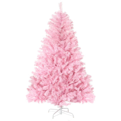 5' Artificial Christmas Tree, Auto Open, Steel Base, Indoor, Pink Artificial Christmas Trees at Gallery Canada