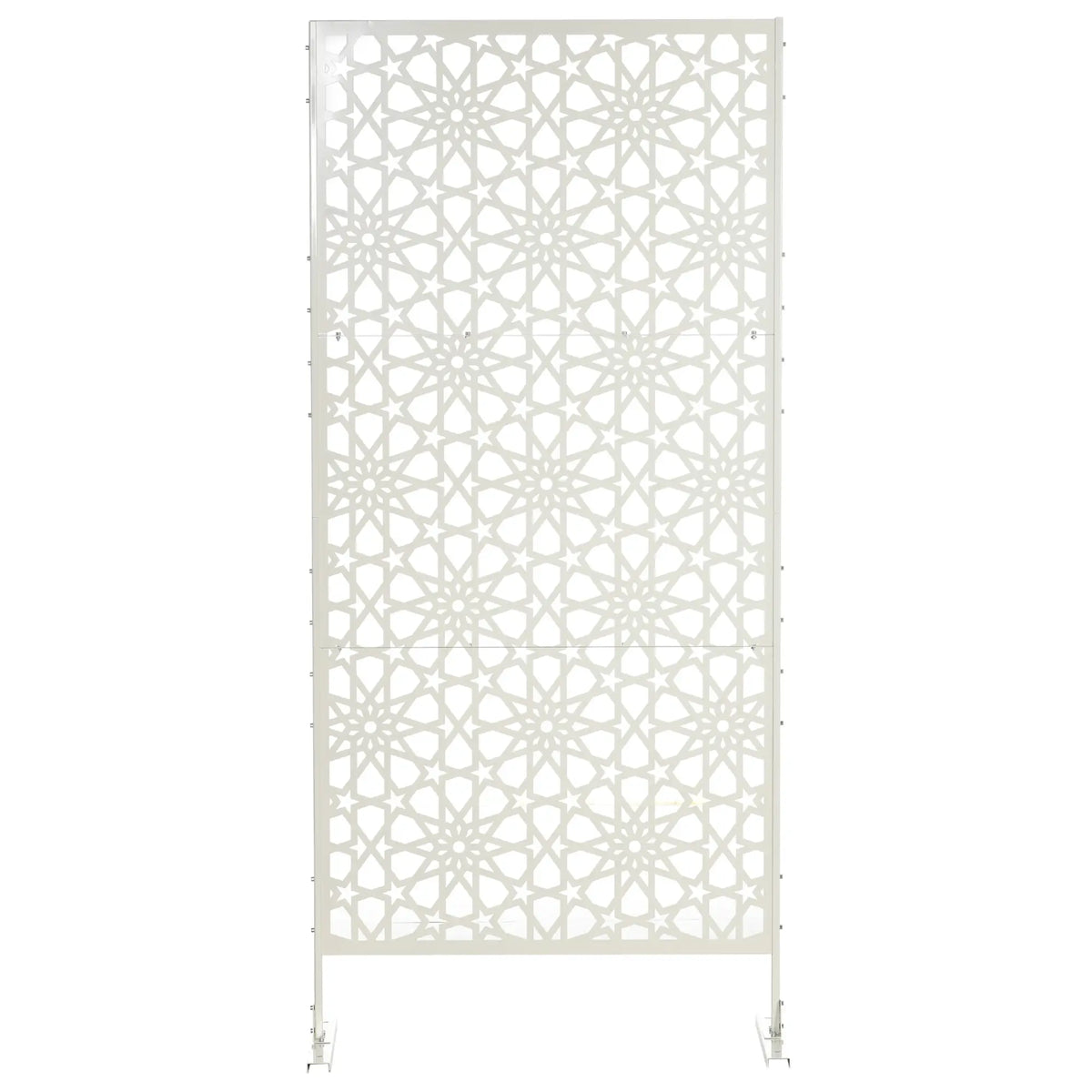 Metal Outdoor Privacy Screen, 36.2" x 17.7" x 78", White Side Awnings at Gallery Canada