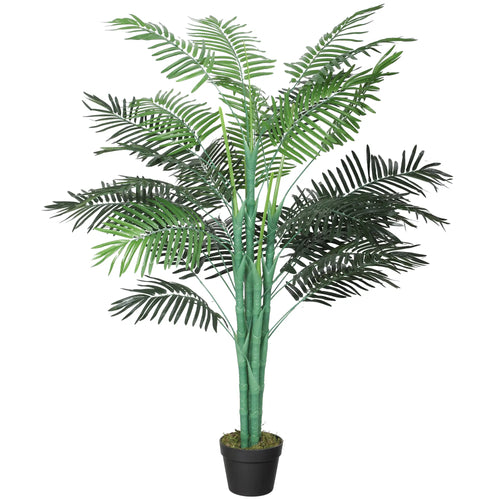 5FT Artificial Palm Tree, Lifelike Faux Plant, Indoor Decoration, Green