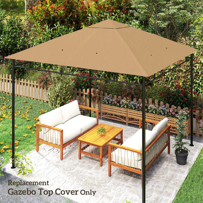 10' X 10' Square Gazebo Replacement Canopy, Beige Gazebo Canopy Replacement at Gallery Canada