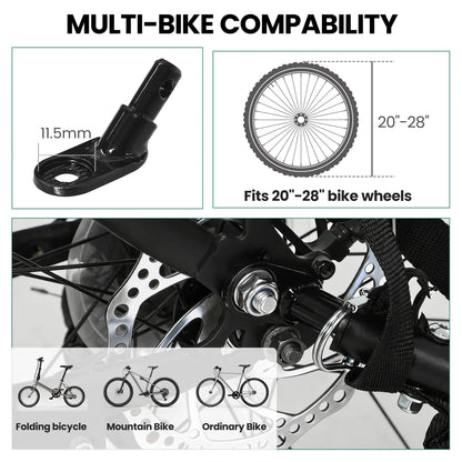 Bike Cargo Trailer, 16" Wheels, Quick Release, Cargo Net, Red Flag, Red Bike Cargo Trailers at Gallery Canada