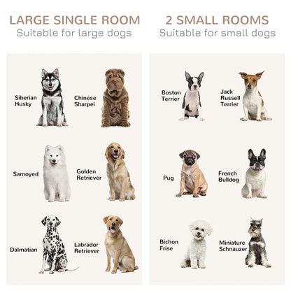 47in Wooden Dog Crate Furniture, Kennel TV Stand, Pet House Side Table, Oak Houses, Kennels & Pens at Gallery Canada