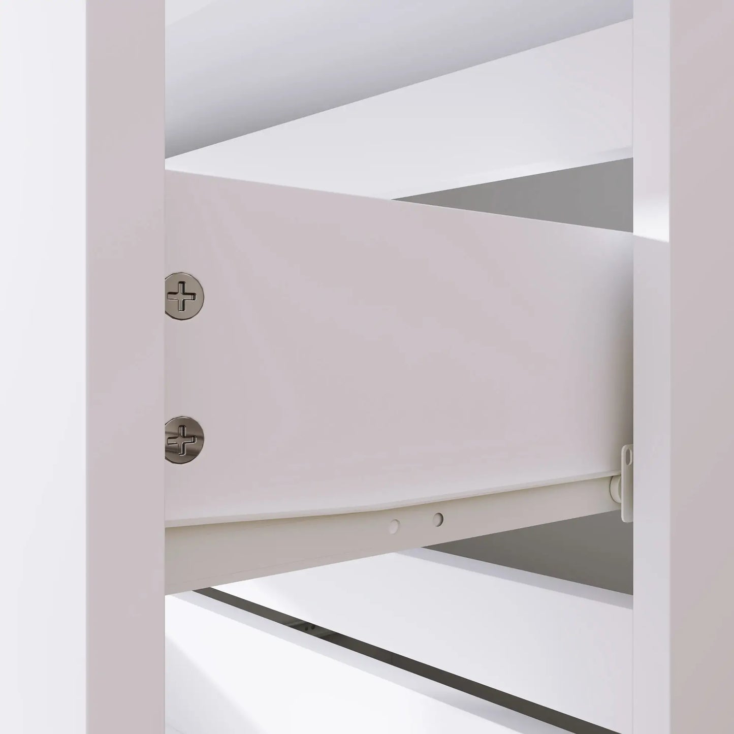 4 Drawer Chest, Freestanding Storage Unit, White Storage Cabinets at Gallery Canada