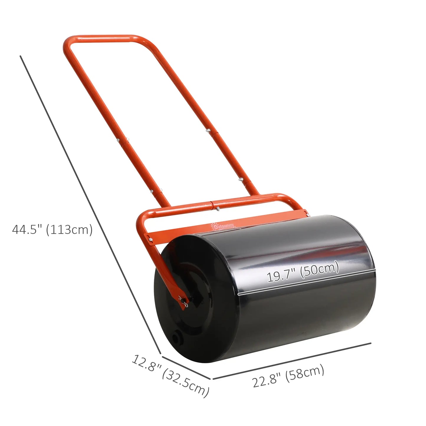 Heavy Duty Lawn Roller, 20" Push Tow Sod Roller, Grass Flattener, Red Lawn Rollers at Gallery Canada