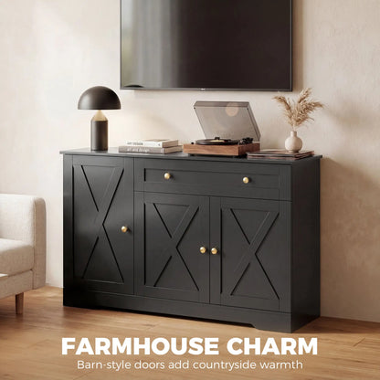 Sideboard Buffet Cabinet, Farmhouse Coffee Bar, Barn Doors, Black Bar Cabinets at Gallery Canada