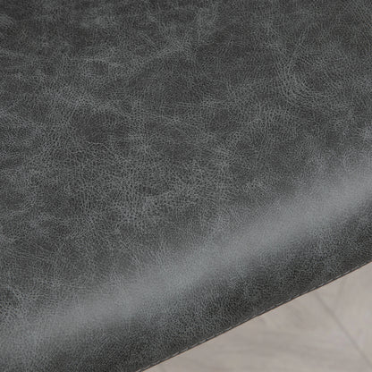 Modern Bar Stools Set of 2, Counter Height, PU Leather, Wooden Frame, Grey Bar Stools at Gallery Canada