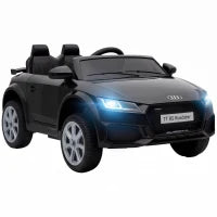Audi TT RS Licensed 12V Kids Ride On Car, Remote Control, Black