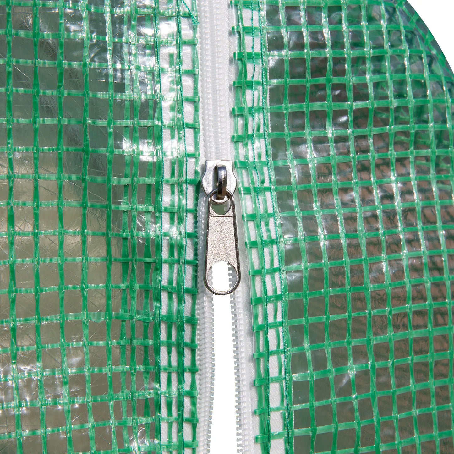 10' x 10' x 6.5' Walk-In Greenhouse, Transparent PE Cover, Zipper Doors Walk In Greenhouses at Gallery Canada