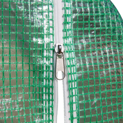 10' x 10' x 6.5' Walk-In Greenhouse, Transparent PE Cover, Zipper Doors Walk In Greenhouses at Gallery Canada