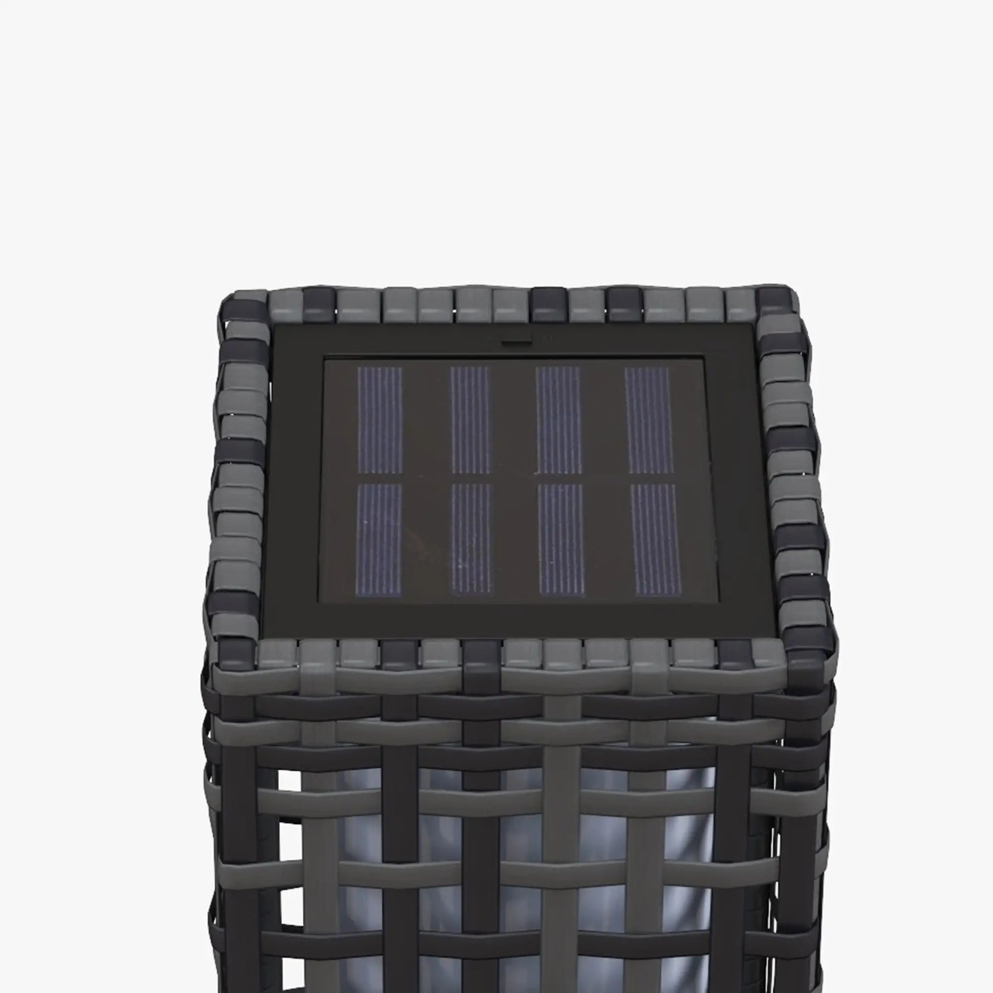 Solar Outdoor Floor Lamp, IP44, Auto LED Lights, Grey Solar Post Lamps at Gallery Canada