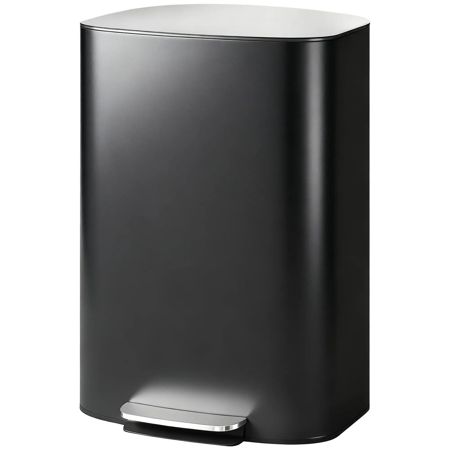 13.2 Gal Fingerprint-Proof Trash Can, Black