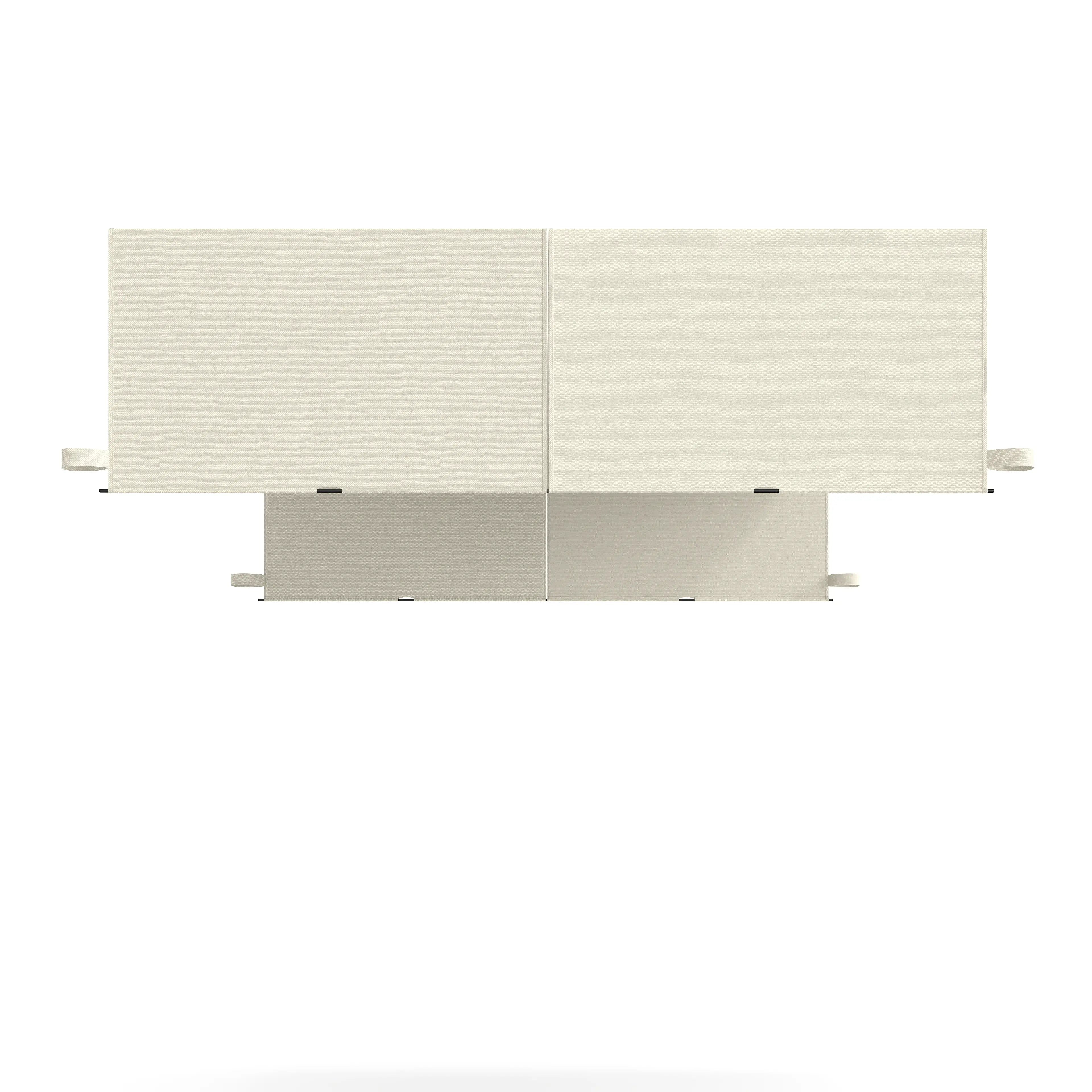 2 Pcs UV Protection Pergola Canopy, 10' x 10', Cream White Gazebo Canopy Replacement at Gallery Canada