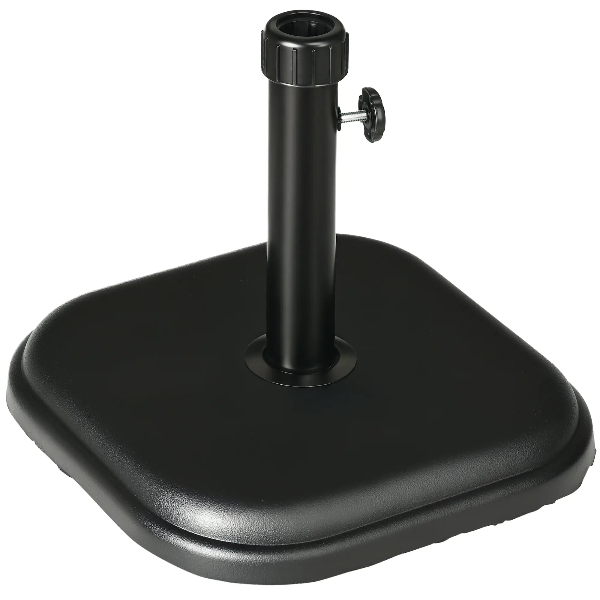 24 lb Concrete Patio Umbrella Base, Outdoor Market Table Stand, Black Umbrella Bases at Gallery Canada