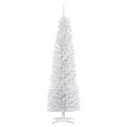 6 FT Christmas Tree, Classic Holiday Indoor Decoration, White White Christmas Trees White at Gallery Canada