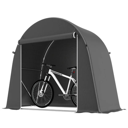 8' x 4' Portable Shed, Waterproof Bike Tent, Roll-Up Zipper Door Sheds at Gallery Canada