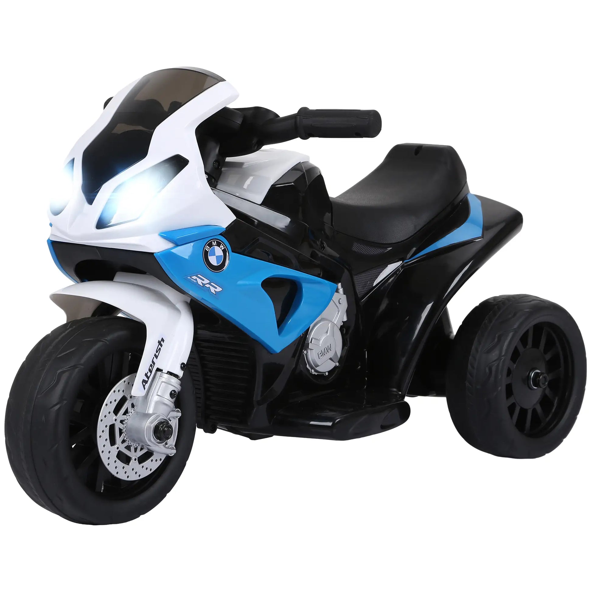 6V Kids Motorcycle with Headlight, Music, Blue Electric Motorcycles Blue at Gallery Canada