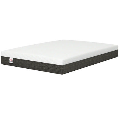 10 Inch Full Mattress, Pressure Relief, Lumbar Support, CertiPUR-US Certified Mattresses White, Dark Grey at Gallery Canada