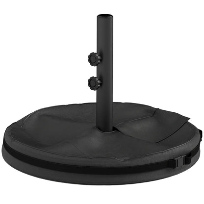 Portable Outdoor Umbrella Stand, 1.4"/1.5"/1.9" Pole Base, Black Umbrella Bases at Gallery Canada