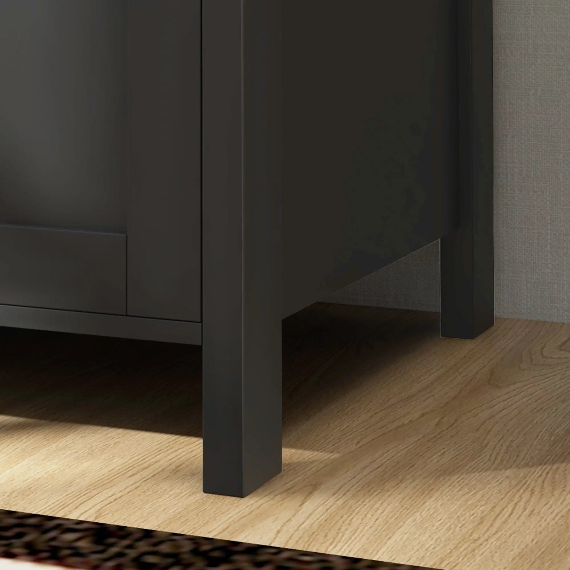 2 Drawer File Cabinet, Lockable, Adjustable Hanging Bar, Letter, A4, Legal Size, Black Office Cabinets & Cupboards at Gallery Canada