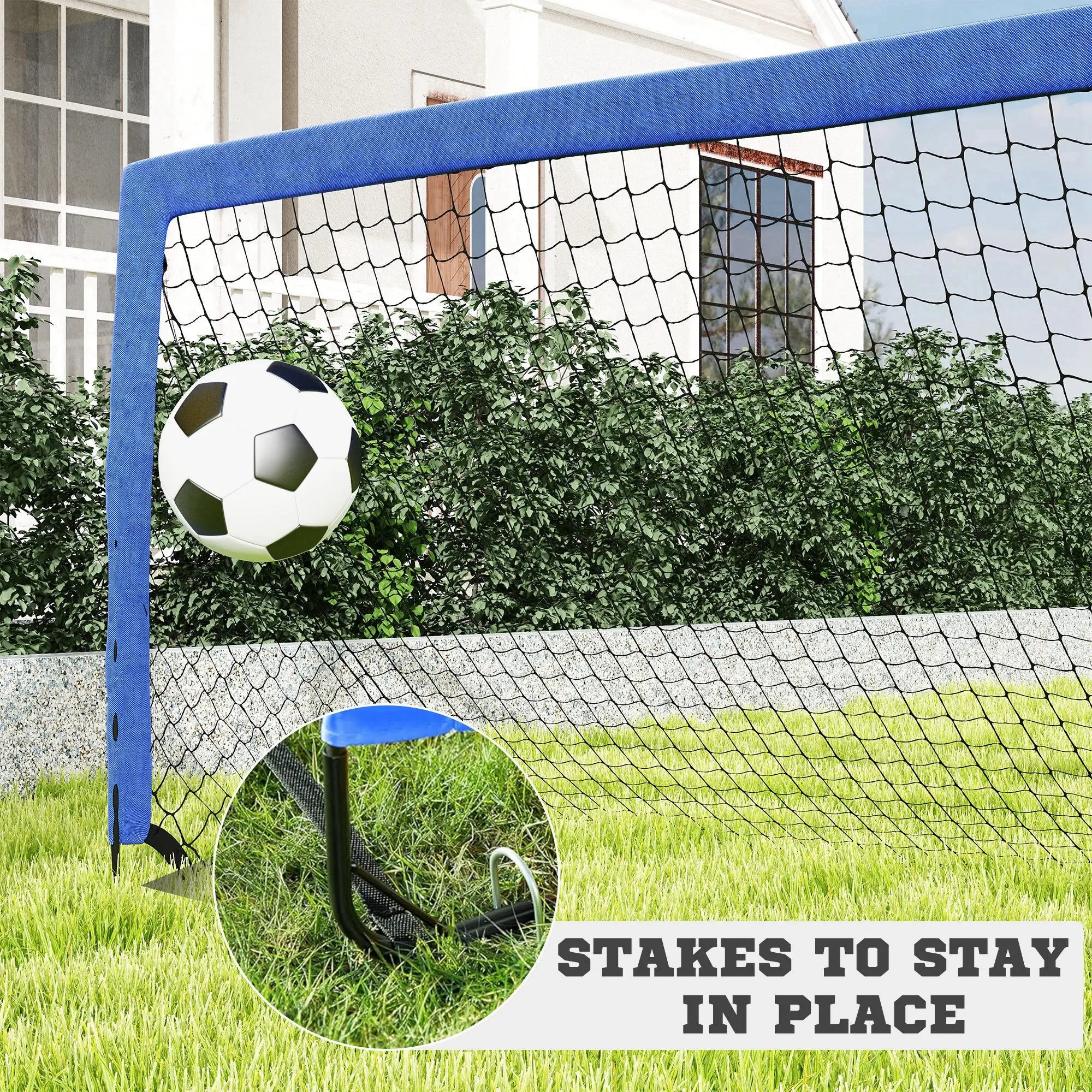 6' x 3' Soccer Nets, Portable Goal with Carry Bag Football at Gallery Canada