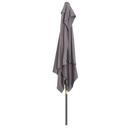 8ft Half Round Umbrella, Outdoor Patio Sun Shade, 5 Ribs Sun Umbrellas at Gallery Canada